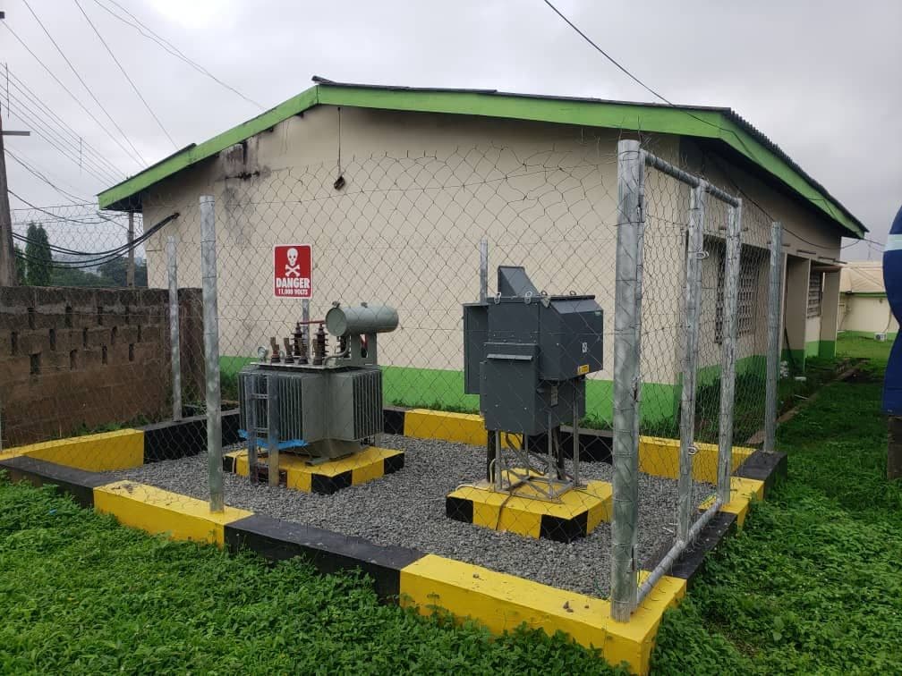 Transformer compound on a Lobcom distribution network